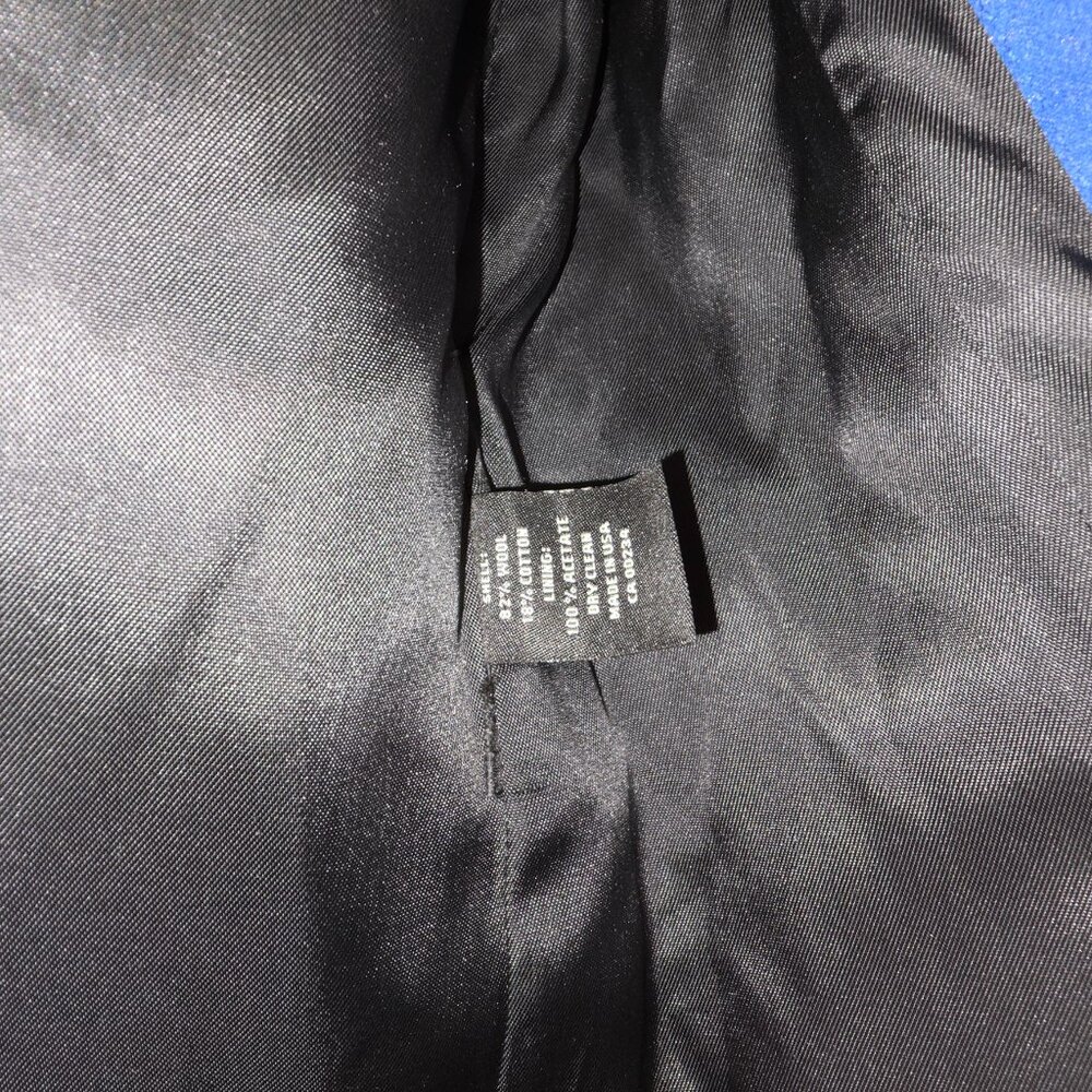 Hudson’s Bay Company x Pendleton Wool Blanket Stripe Peacoat Multicolor Jacket S - Picture 4 of 7